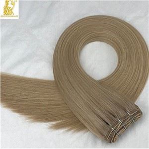 Tib neeg plaub hau Extension Nrog Clip